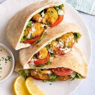 Cauliflower Pita Sandwich