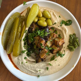 hummus with eggplant