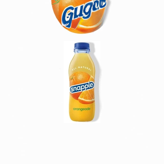 Orange Snapple.