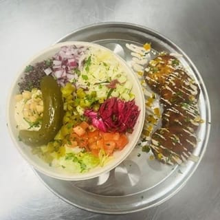 Vegan Sabich Platter