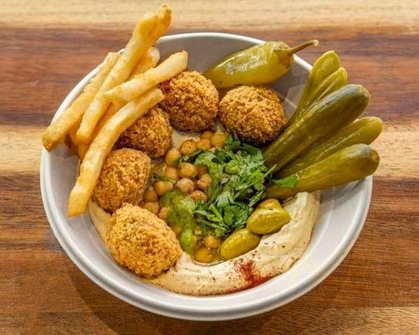Hummus Plate.